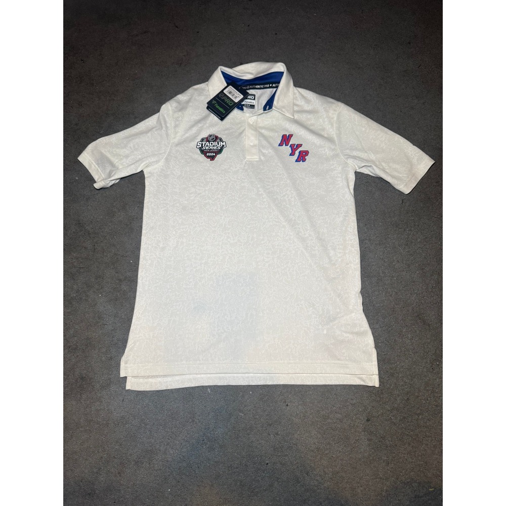 Fanatics New York Rangers 2024 Stadium Series Polo Shirt Mens Medium White NYR